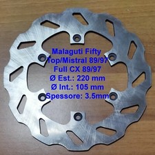 Disco Freno a Margherita Malaguti Fifty Top Mistral Full CX 1989/1997 D.220/105