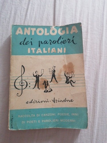 Antologia dei parolieri - antologia,