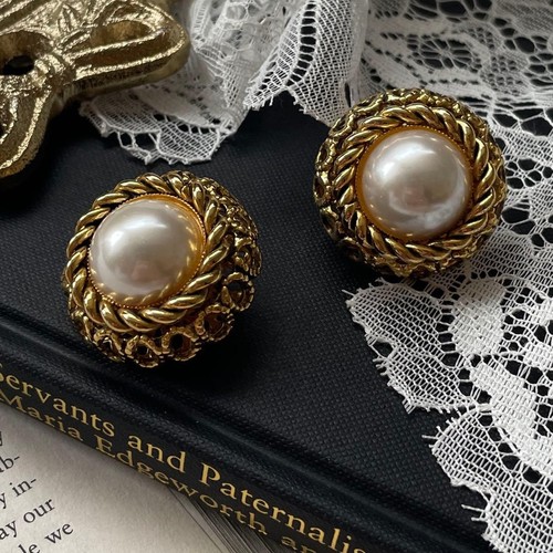 Orecchini perle vintage - orecchini,