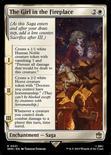 Mtg the girl fireplace - mtg,