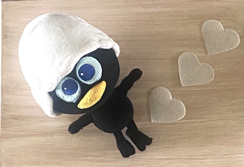 Peluche calimero vintage 20cm - ,