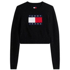 Felpa maglia crop donna Tommy