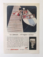Pubblicita' Johnson Motore Motomar Motori Marini Advertising Werbung 1965 (F3)