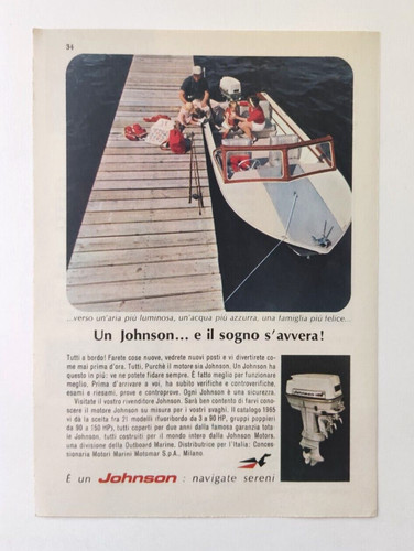Pubblicita johnson motore - pubblicita',