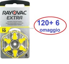 120 pile + 6 omaggio RAYOVAC
