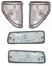 KIT 4 FANALI/ FRECCE ANTERIORI CRYSTAL TOYOTA LAND CRUISER LJ70/ KZJ70