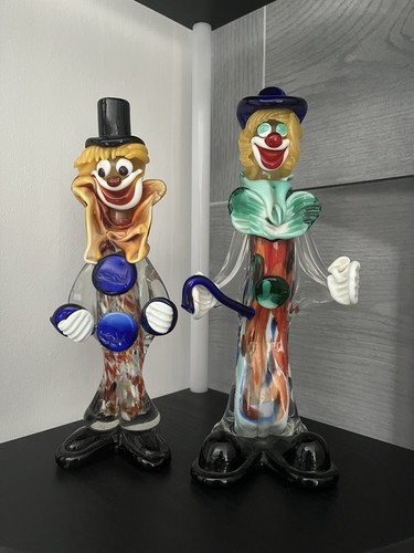Coppia statuine pagliacci - coppia,
