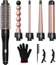5in1 Ceramic Curling Iron Set