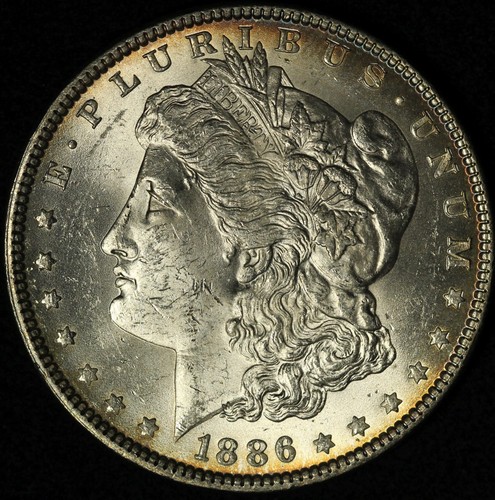 1886 morgan silver dollar - 1886,