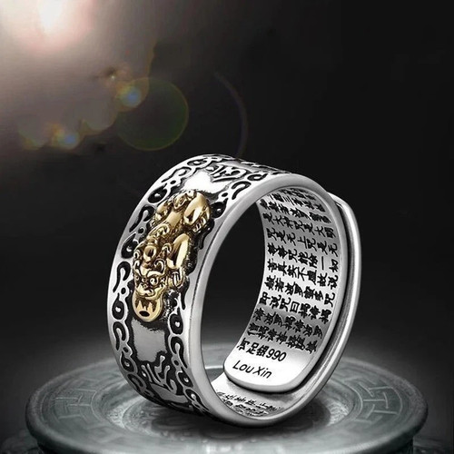 Anello regolabile feng shui - anello,