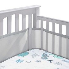 Paracolpi Lettino,Paracolpi Neonato per Lettino,Traspirante Baby (q6S)