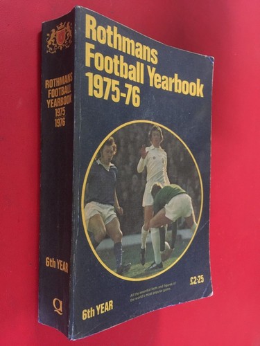 Rothmans football yearbook - rothmans,