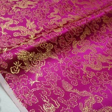 Abito In Tessuto Broccato Di Drago Orientale Cinese Kimono Hanfu Cheongsam