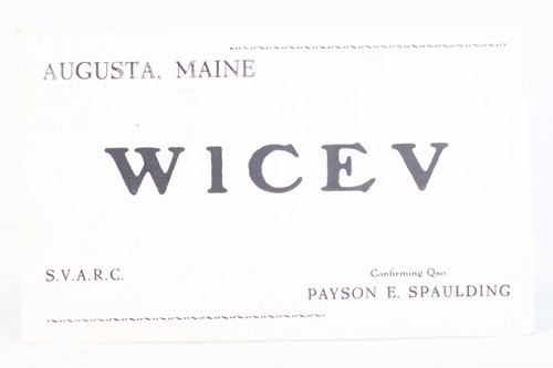Scheda qsl radioamatoriale ham - qsl,