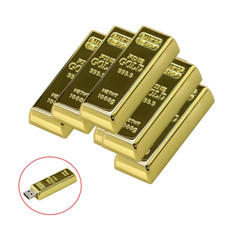 USB da 4 a 256 GB256. Lingotto d'oro Chiavetta usb Flash Drive. Memory Stick.