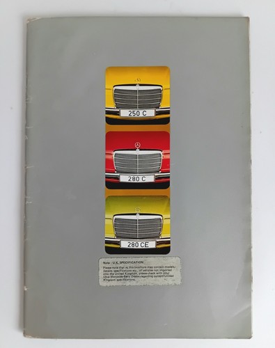 Brochure mercedes 280ce - brochure,