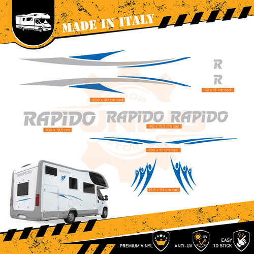Decalcomania adesivi camper - decalcomania,