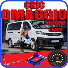 Ruotino Di Scorta 5Fori Misura Ruota Da 16 Opel Vivaro Con Kit Cric Crick Nuovo