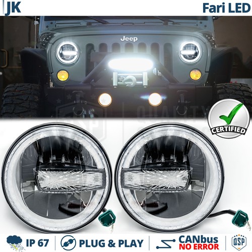 Fari full led per jeep - led,