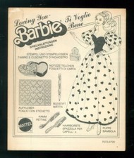BARBIE LOVING YOU TI VOGLIO BENE ISTRUZIONI PIEGHEVOLE MATTEL 1983 GIOCATTOLI