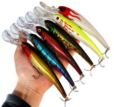 6PCS Esca da Pesca Big Minnow