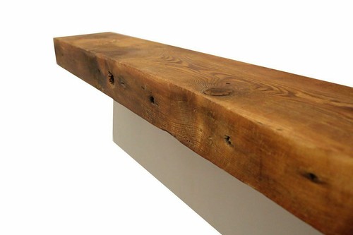Scaffale galleggiante rustico - scaffale,