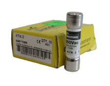 NEW LOT OF 10 BUSSMANN KTK-3