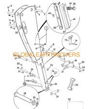 JCB TERNA - BRACCIO OSCILLANTE / COLLEGAMENTO RIBALTABILE / KIT REVISIONE BEN...