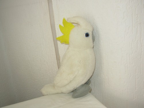 Peluche cacatua 26cm - peluche,