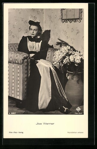 Cartolina attrice ilse werner - cartolina,