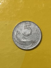 Moneta Rara  5 Lire  1954