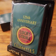 Accendino Zippo Lucky Strike inutilizzato 1997 raro marchio tabacco da...
