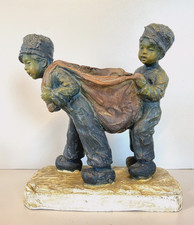 SCULTURA TERRACOTTA POLICROMA