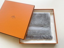 HERMES Asciugamano con frange