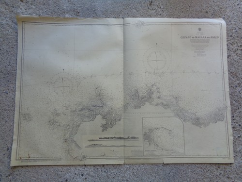 Carta nautica sicilia - /,
