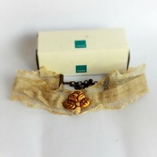 NUOVO THUN Girocollo collana con rosa in ceramica