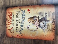 Insegna vintage in metallo