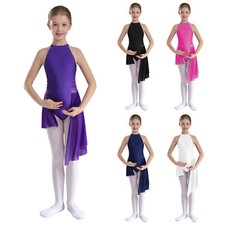 Body danza body pattinaggio figura vestito tutù bambina performance mesh