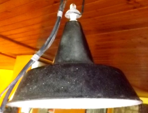 Lampadario vintage metallo - lampadario,