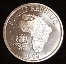 Oncia argento somali - argento,