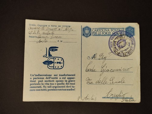 Timbro ww2 posta militare 110 - posta,
