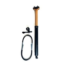 reggisella telescopico a01 31.6mm 125mm cavo interno nero finitura oro RIDEWILL 