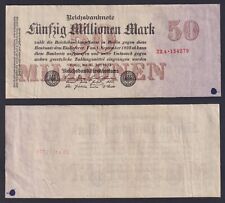Banconota Germania 50 millionen mark 1923 P.-98b BB/VF