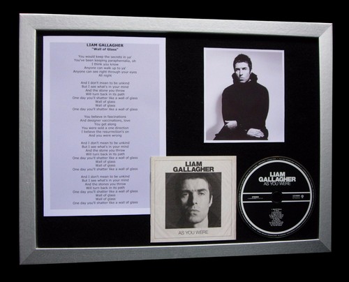 Liam gallagher wall glass - gallagher, of
