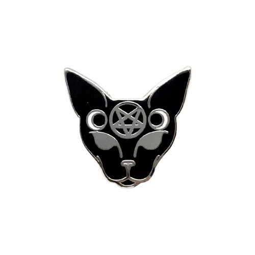 Pentagramma gatto distintivo - gatto,