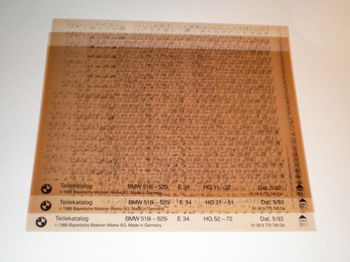 Microfiche catalogo ricambi - microfiche,