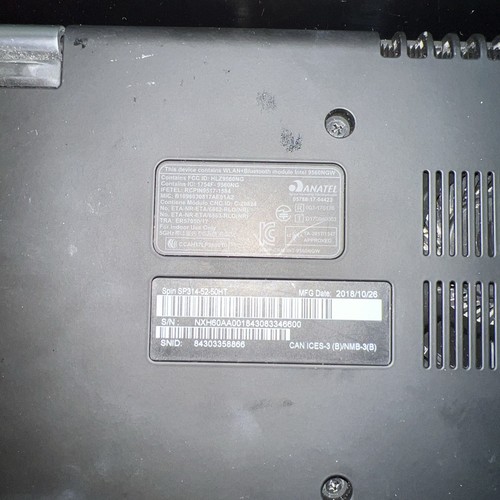 Acer spin sp314 50ht - spin, 14"