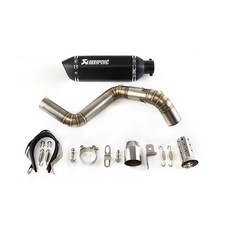 Mid Link Pipe Black Muffler