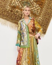 Camicia In Seta Con Bottoni Alemais Clemenza Taglia US 4 AU 8