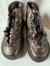 Trippen Bottines Cuir Bronze 38 Neuves